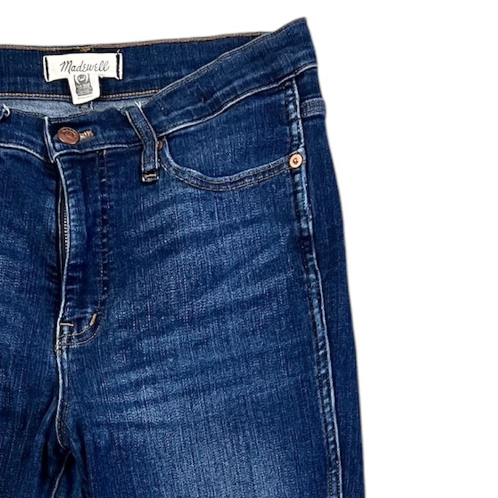 Madewell Dark Wash High Rise Skinny Jeans - Picture 6 of 11